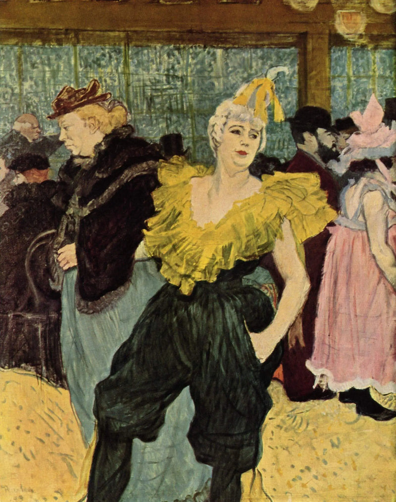 På Moulin-Rouge: Clownen Cha-U-Kao - Henri de Toulouse-Lautrec