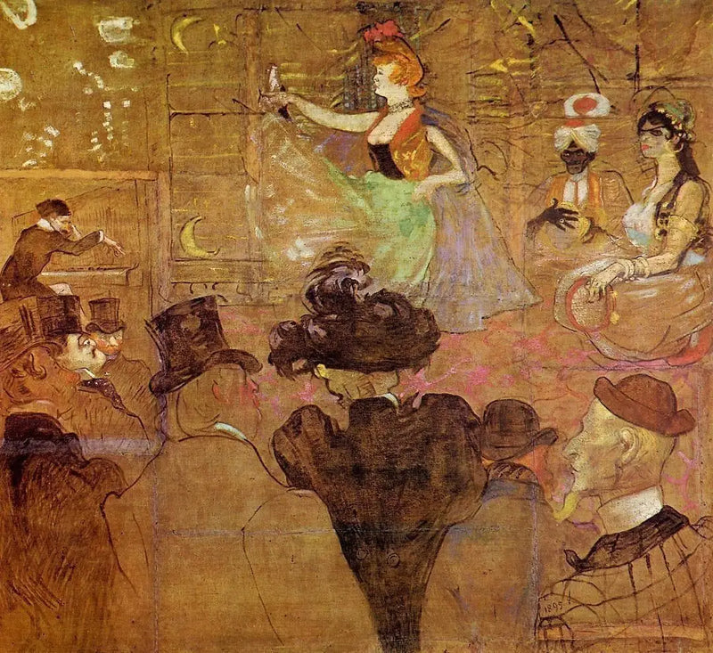 Den mauriska dansen - Henri de Toulouse-Lautrec