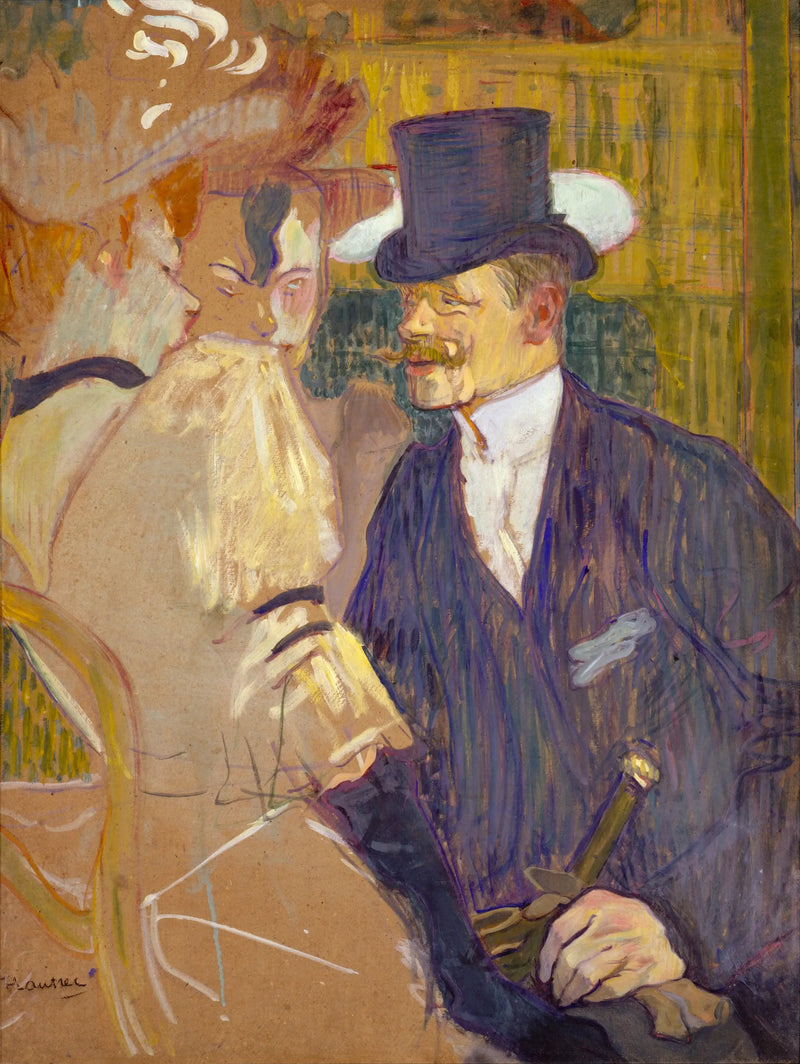 Den engelska vid Moulin-Rouge - Henri de Toulouse-Lautrec