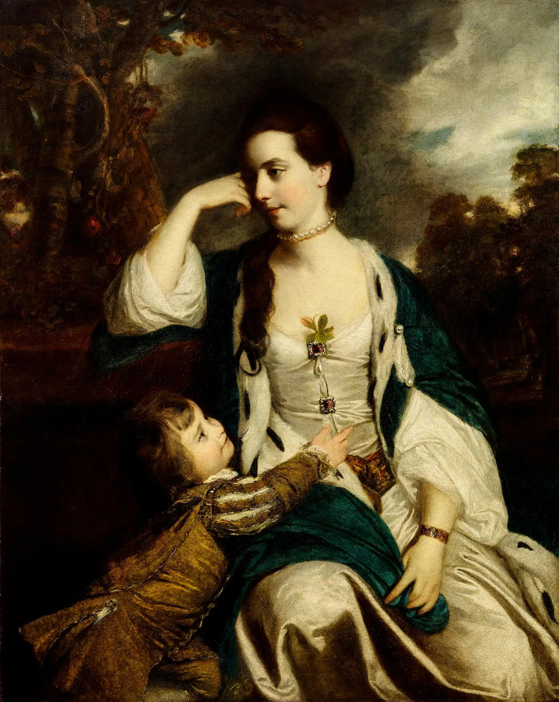 Henrietta Catherine Cholmley och hennes son - Joshua Reynolds