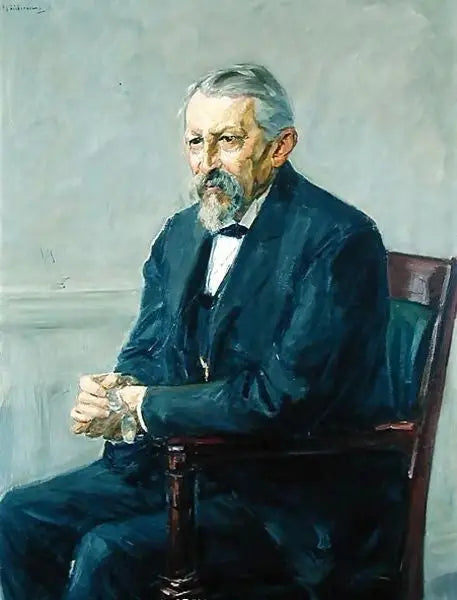 Porträtt av zoologen Hermann Strebel - Max Liebermann