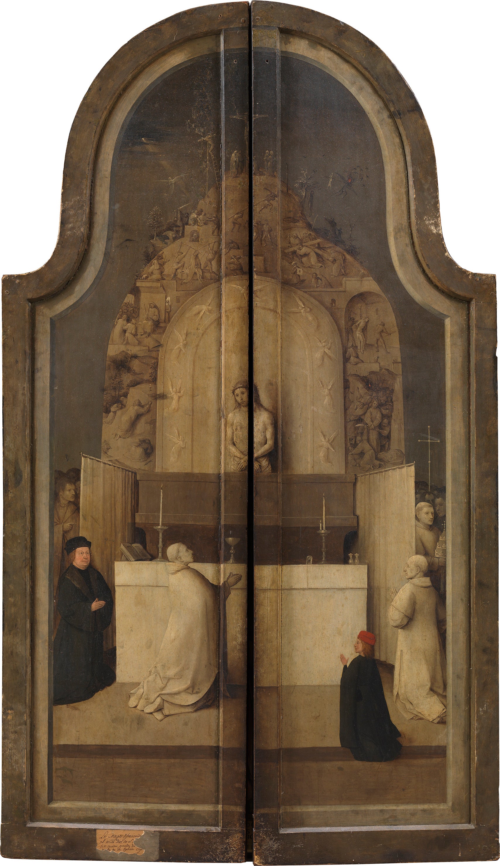 Mässan av helige Gregorius - Hieronymus Bosch