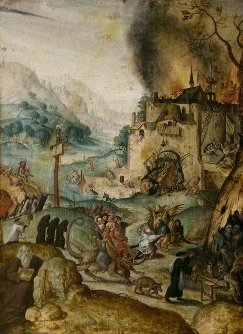 St. Antonys frestelse - Hieronymus Bosch