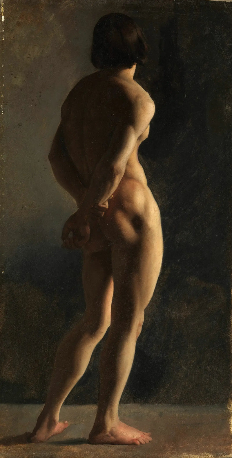 Man nu, sett bakifrån - Hippolyte Flandrin