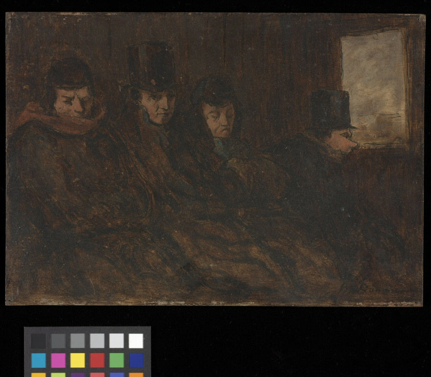 Voiture de deuxième classe - Honoré Daumier