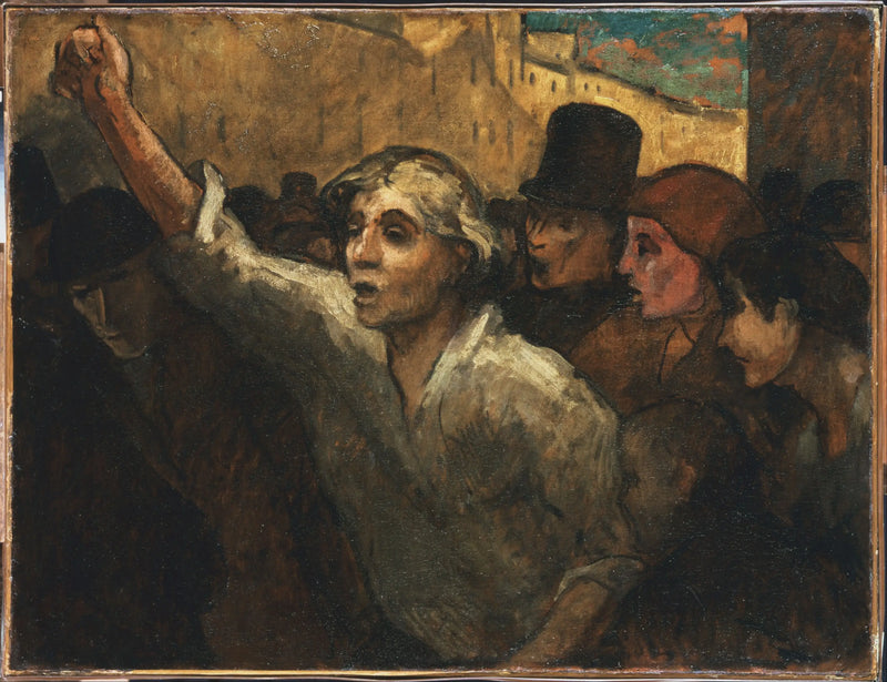 Upploppet - Honoré Daumier