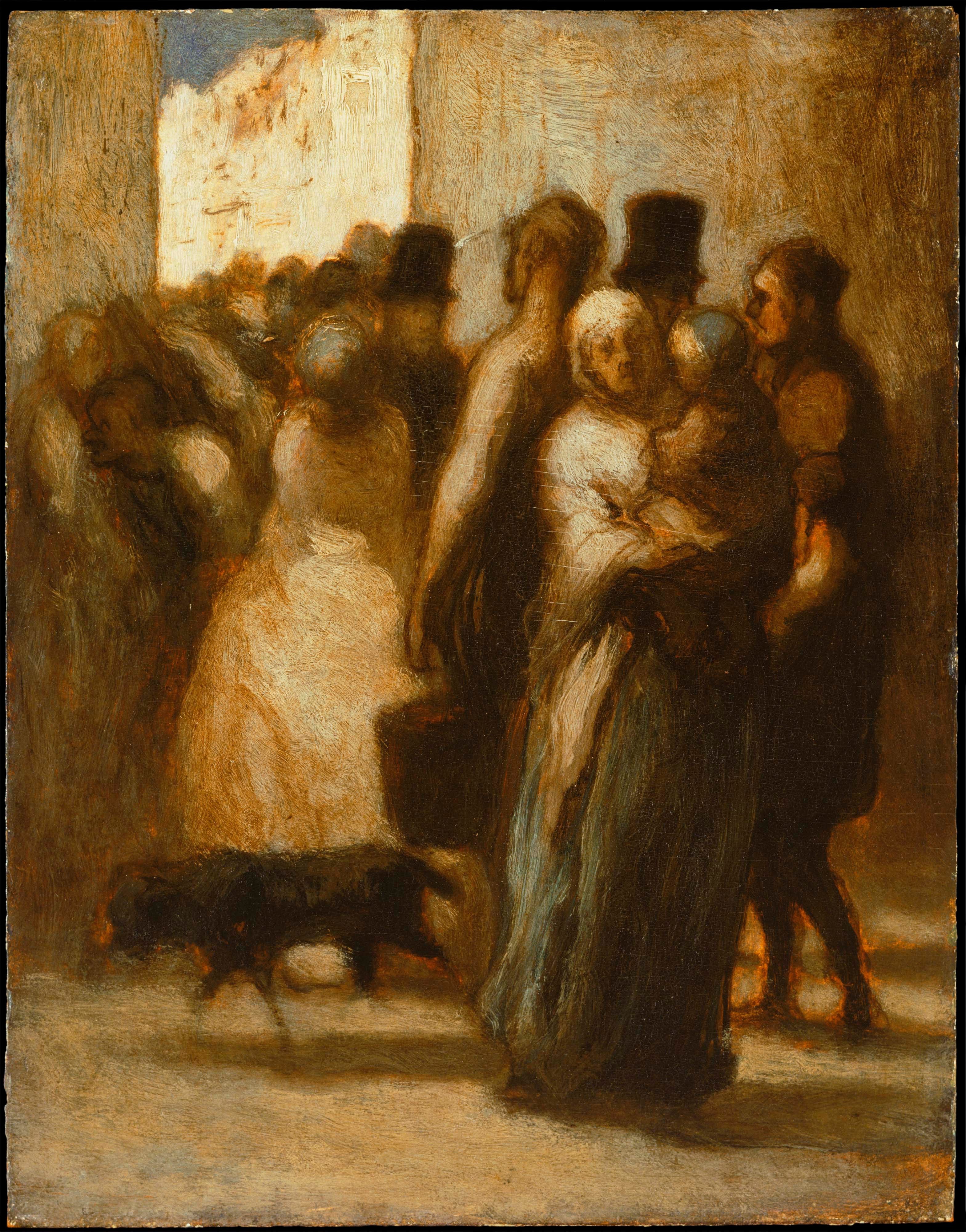 Dans la rue - Honoré Daumier