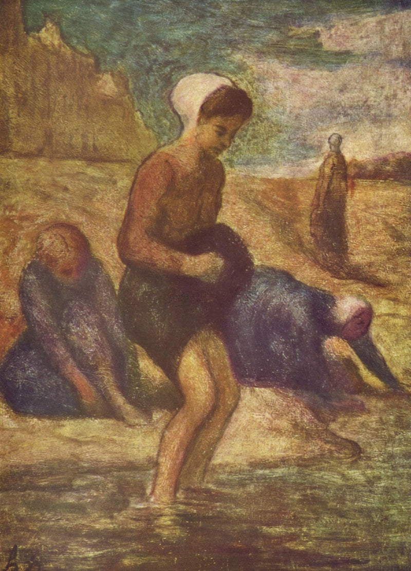 Vid vattnet - Honoré Daumier