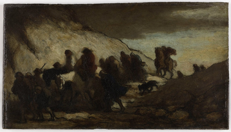 Emigranterna - Honoré Daumier
