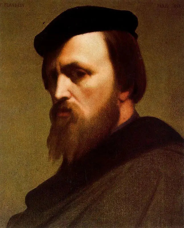 Självporträtt - Hippolyte Flandrin