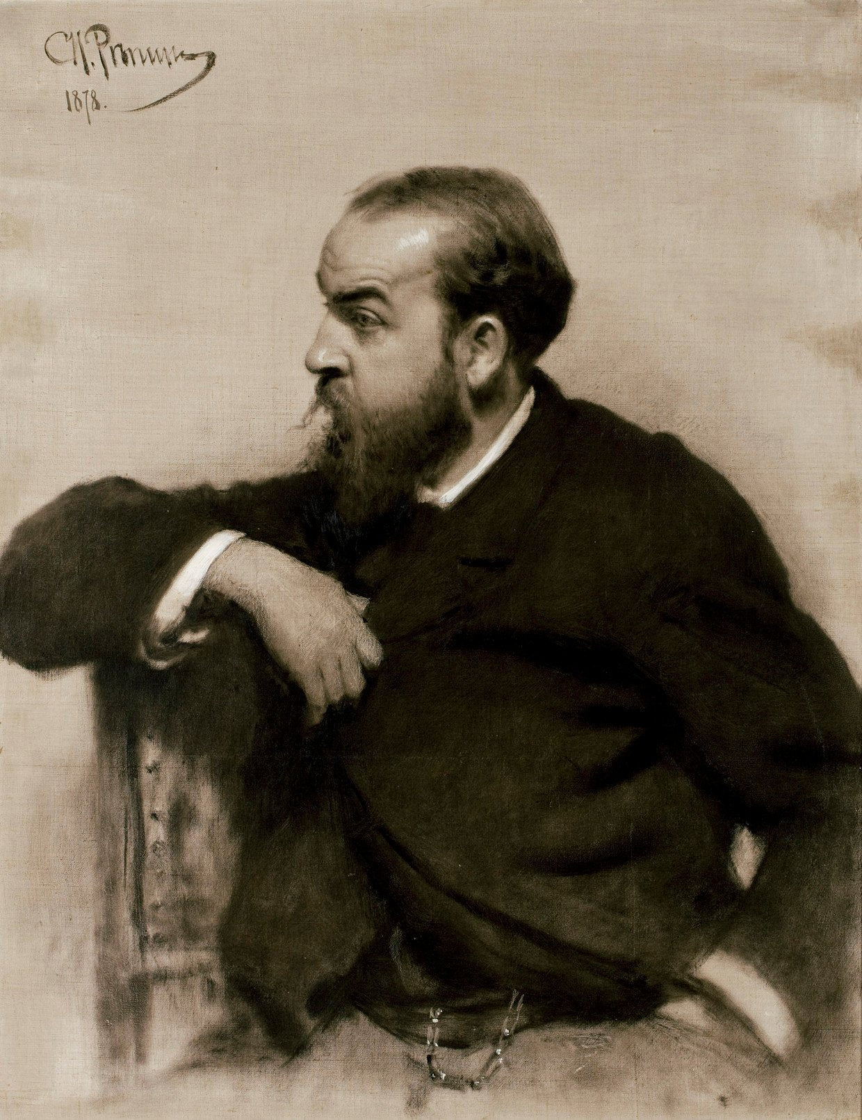 Portrait de l'artiste Rafael S. Levitsky - Ilya Repin