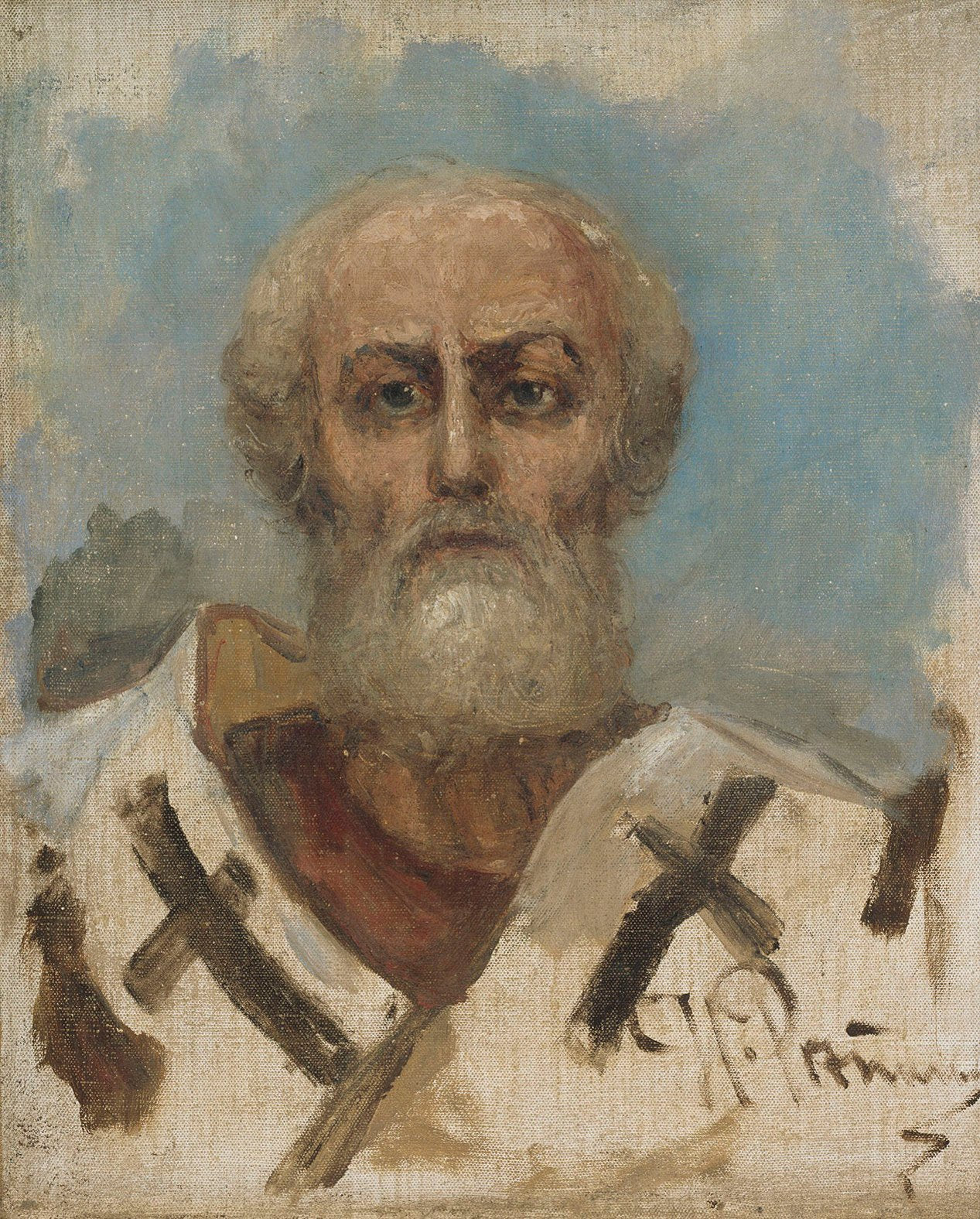 Saint Nicolas, croquis - Ilya Repin