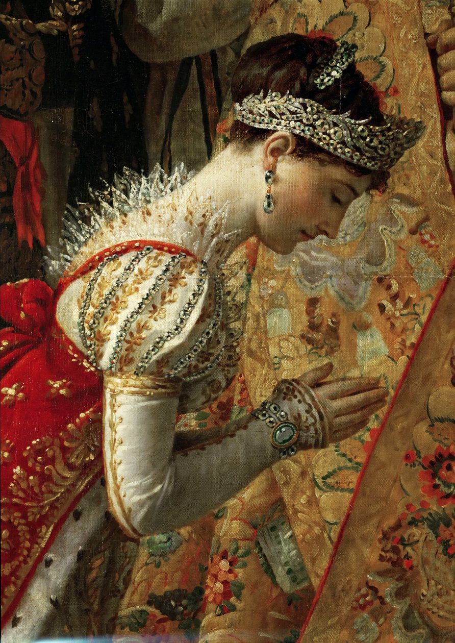 Kejsarinnan Joséphine (Napoleon I:s kröning, detalj) - Jacques Louis David