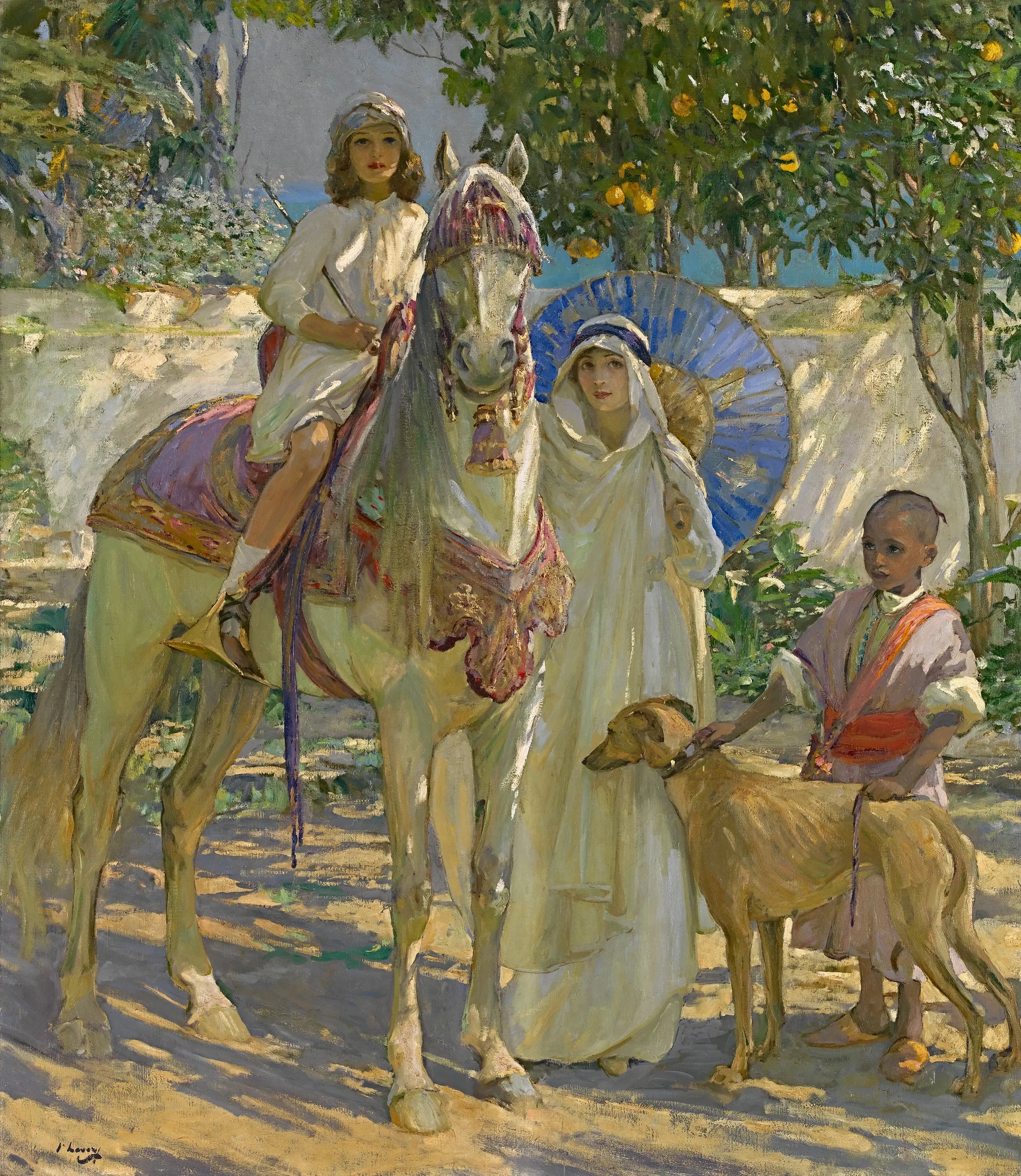 Au Maroc - John Lavery image 1 reproduction de peinture à l’huile