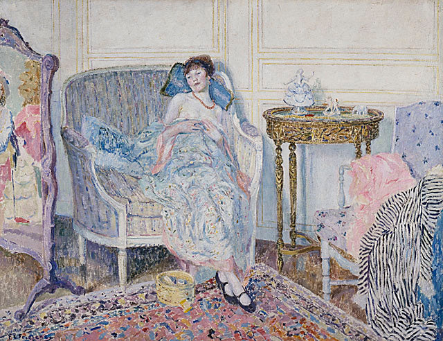 I boudoiren - Frederick Carl Frieseke