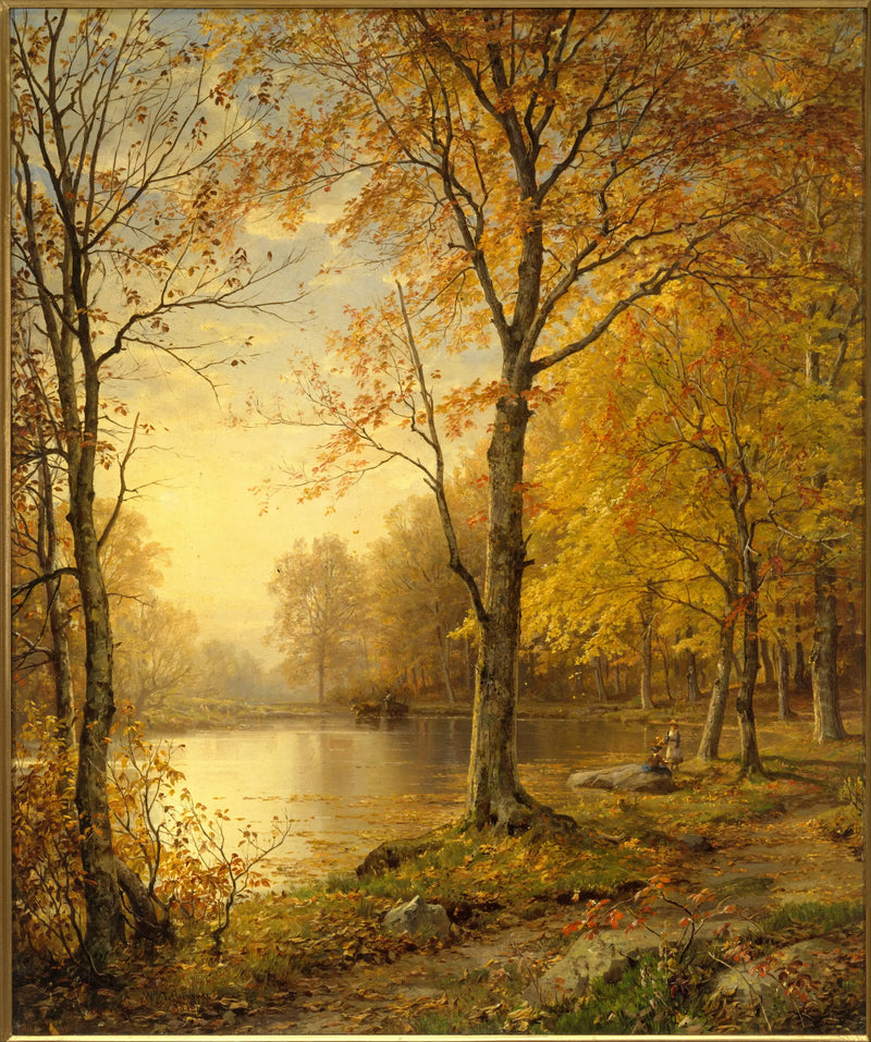 Höstsolsken - William Trost Richards