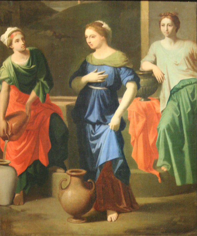 Mötet mellan Eliezer och Rebecka - Jean-Auguste-Dominique Ingres