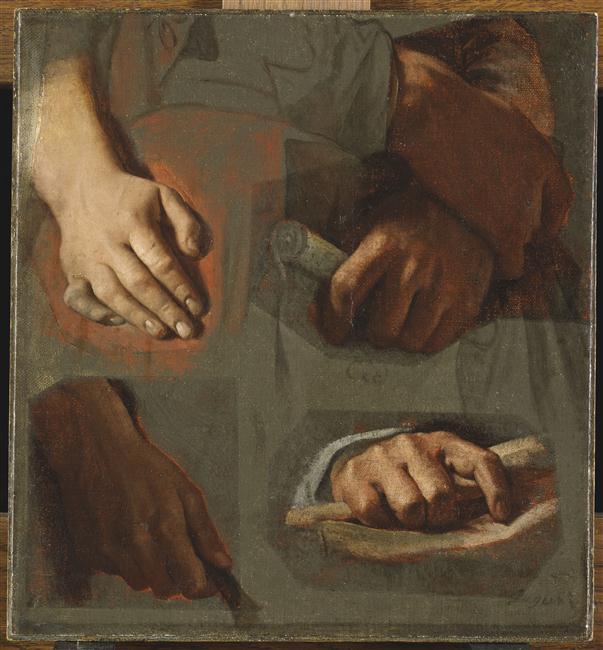 Studier för Homers Apoteos - Jean-Auguste-Dominique Ingres