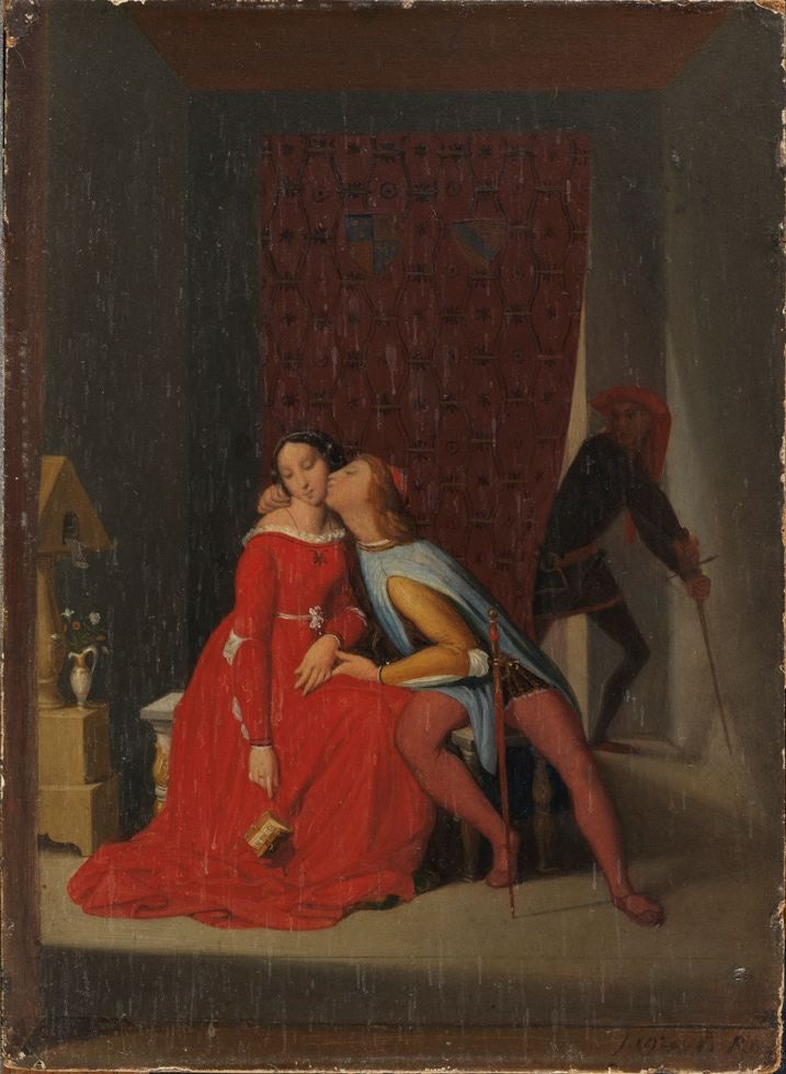 Francesca da Rimini och Paolo Malatesta - Jean-Auguste-Dominique Ingres