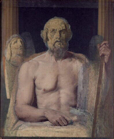 Homeros och Orfeus - Jean-Auguste-Dominique Ingres