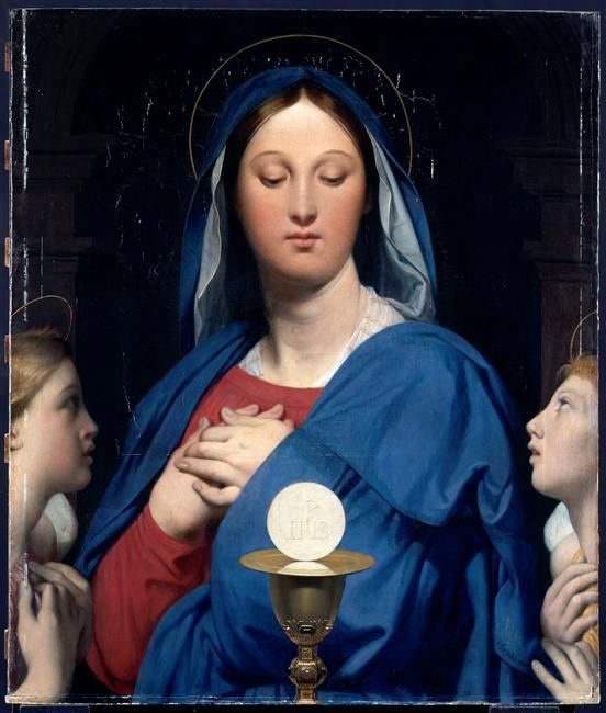 Jungfrun med hostian - Jean-Auguste-Dominique Ingres