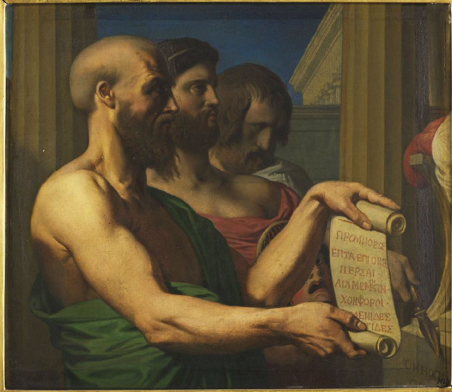 De tragiska grekerna - Jean-Auguste-Dominique Ingres