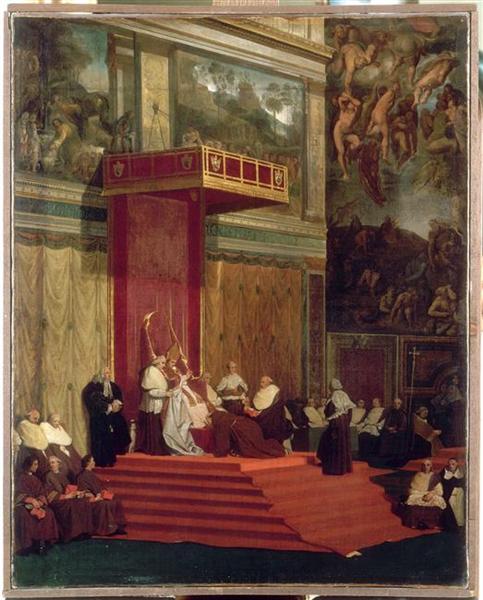 Påve Pius VII:s kapell - Jean-Auguste-Dominique Ingres