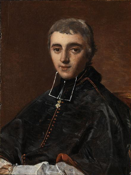 Porträtt av abbot de Bonald - Jean-Auguste-Dominique Ingres