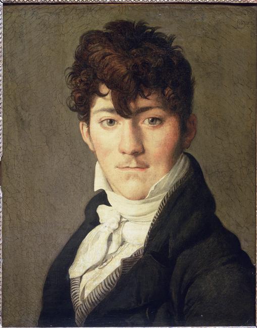 Förutsagt porträtt av Auguste François, målare och marinofficer - Jean-Auguste-Dominique Ingres