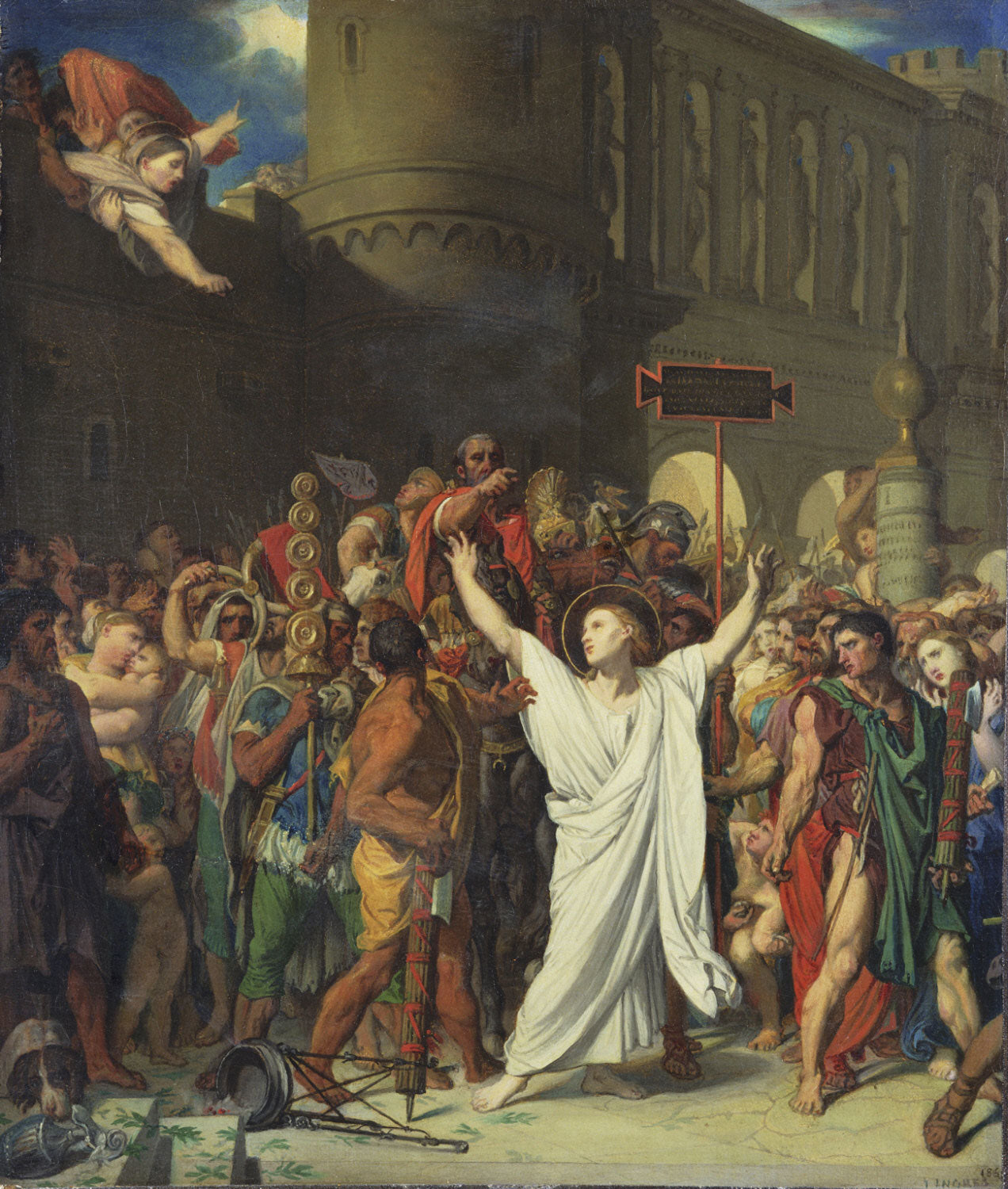 Martyrdomen av Sankt Symphorien - Jean-Auguste-Dominique Ingres