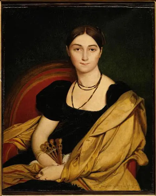 Porträtt av Madame Devauçay - Jean-Auguste-Dominique Ingres