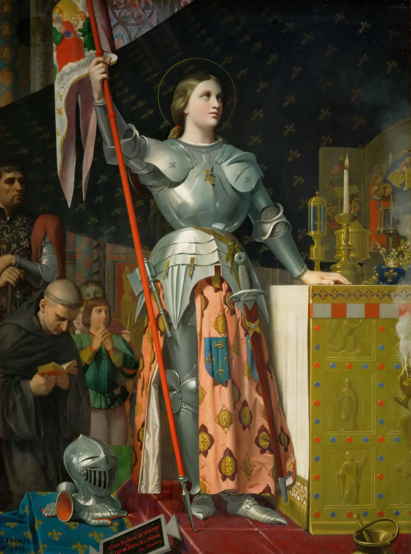 Jeanne d'Arc vid kröningen av kung Charles VII - Jean-Auguste-Dominique Ingres