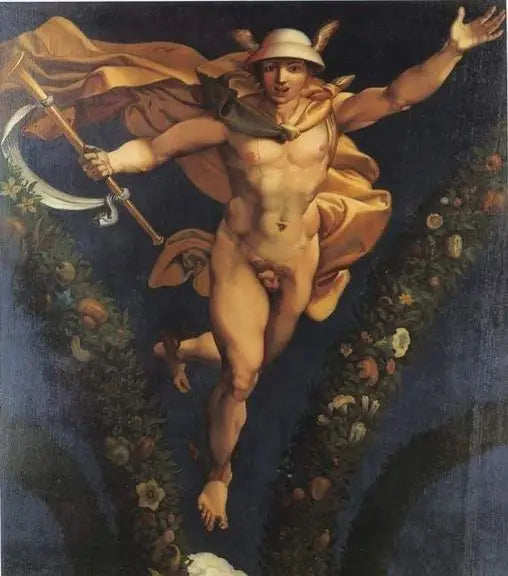 Mercurius, efter fresken av Raphael i Farnesina - Jean-Auguste-Dominique Ingres
