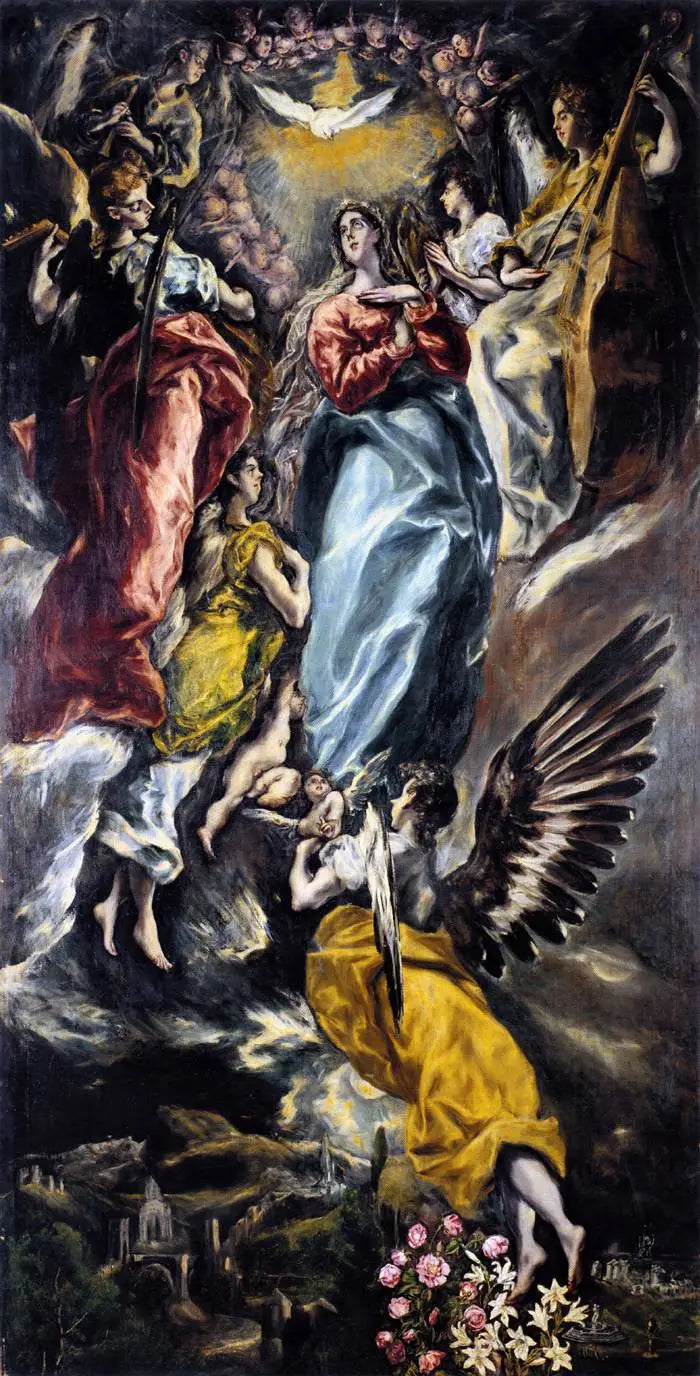 Den obefläckade avjungelsen - El Greco