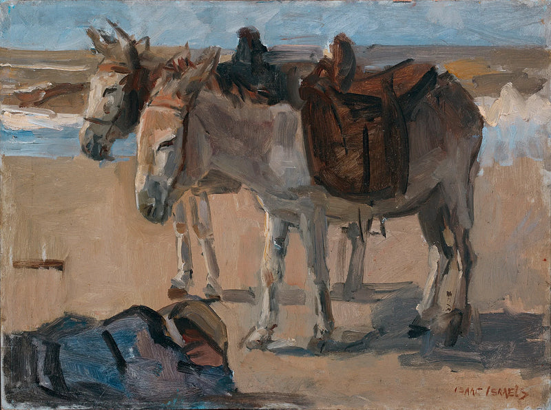 Deux ânes - Isaac Israëls