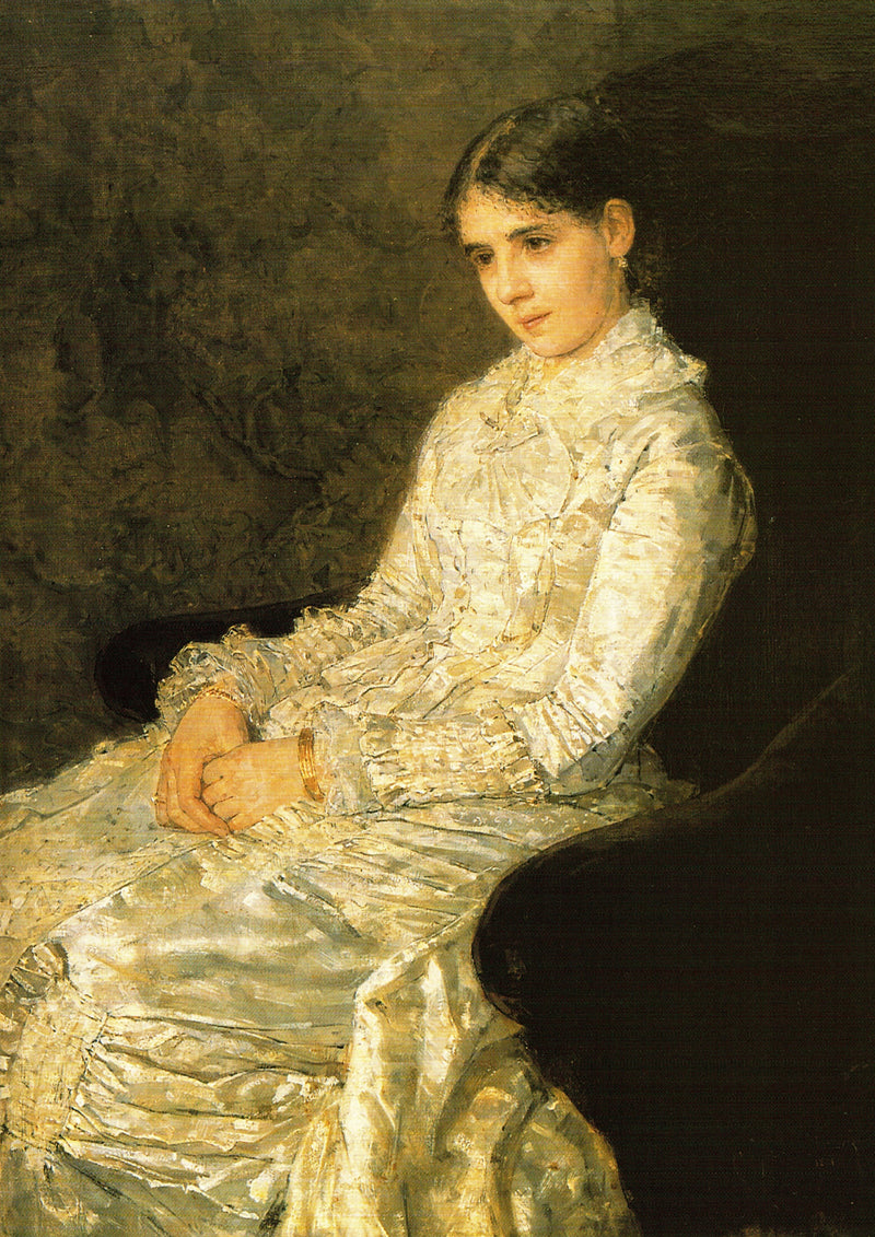 Porträtt av Nanette Enthoven-Enthoven (1852-1883) - Isaac Israëls