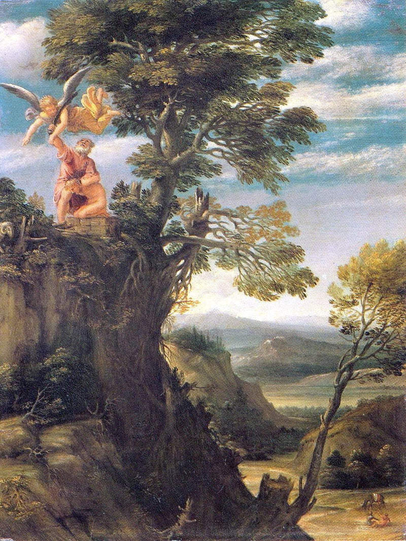 Abrahams Offer - Annibale Carracci
