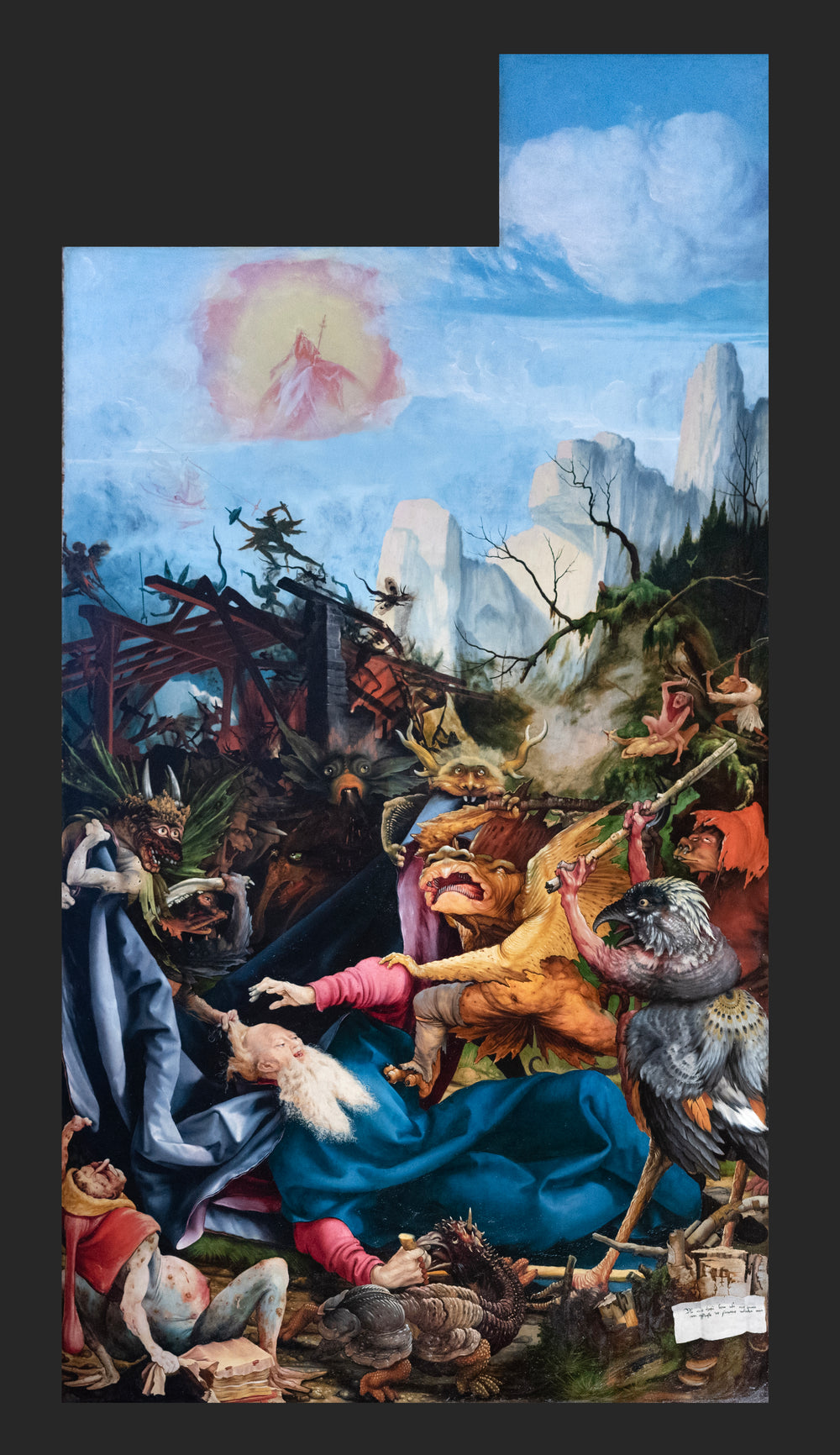 Tentation de saint Antoine - Matthias Grünewald - Alpha Reproduction