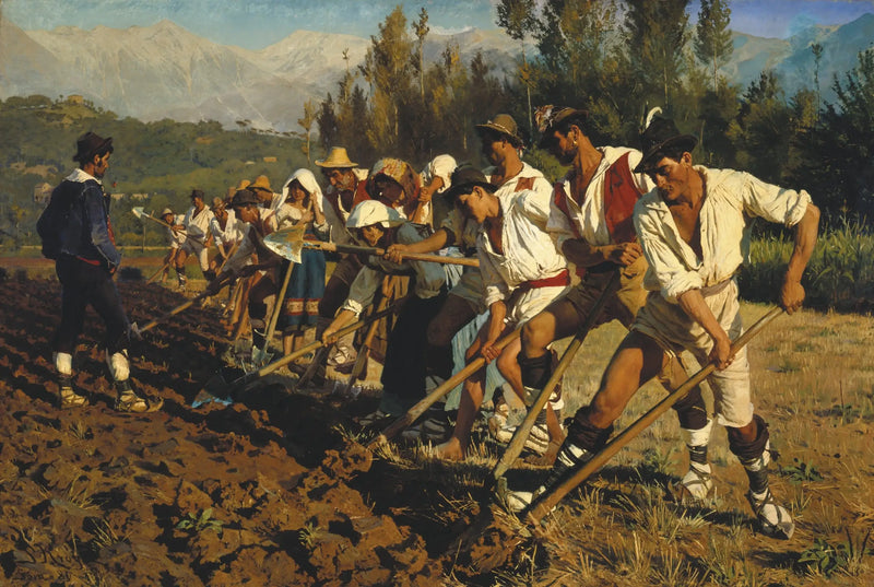 Italienska jordbruksarbetare. Abruzzo - Peder Severin Krøyer
