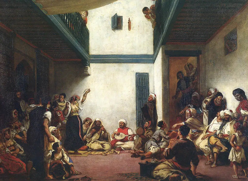 Judisk bröllop i Marocko - Eugène Delacroix