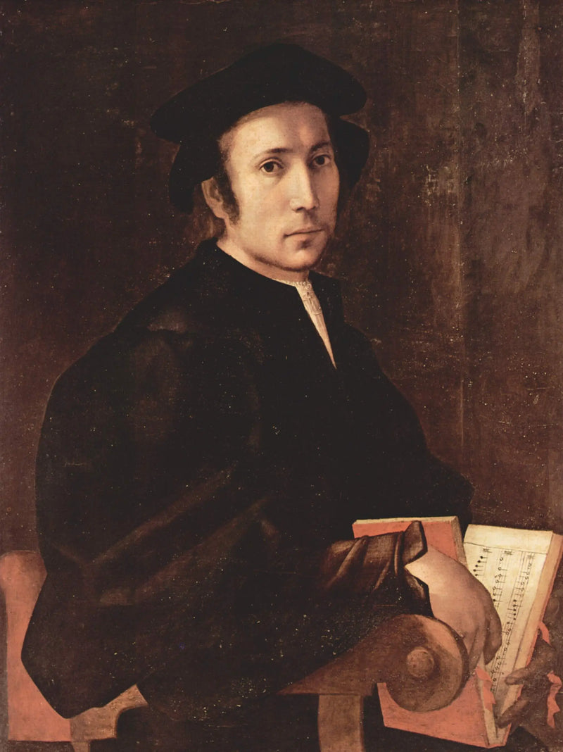 Porträtt av en musiker - Pontormo