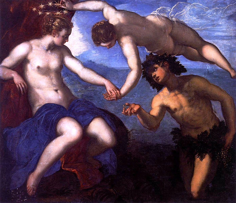 Bacchus och Ariadne - Jacopo Tintoretto