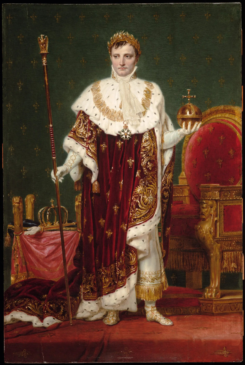 Napoleon I i kejserliga kläder - Jacques-Louis David