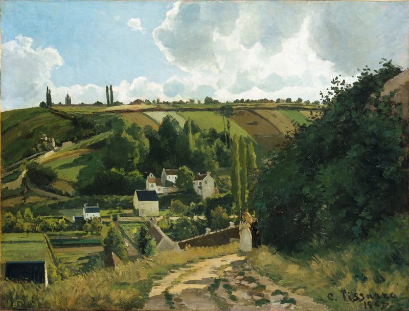 Jallais-kusten, Pontoise - Camille Pissarro
