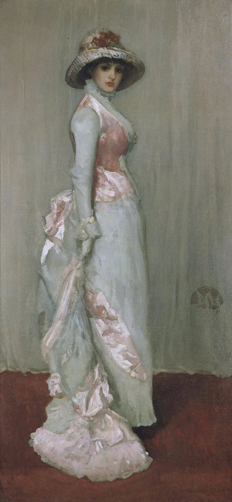 Harmoni i Rosa och Grått: Lady Meux - James Abbott McNeill Whistler