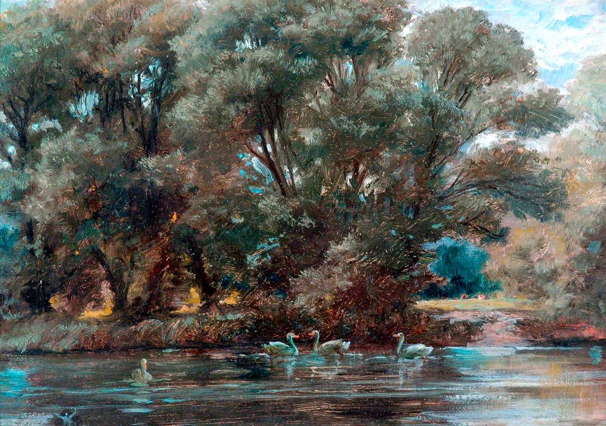 Reproduction du tableau « Scène fluviale - James Abbott McNeill Whistler » par Alpha Reproduction en peinture à l’huile