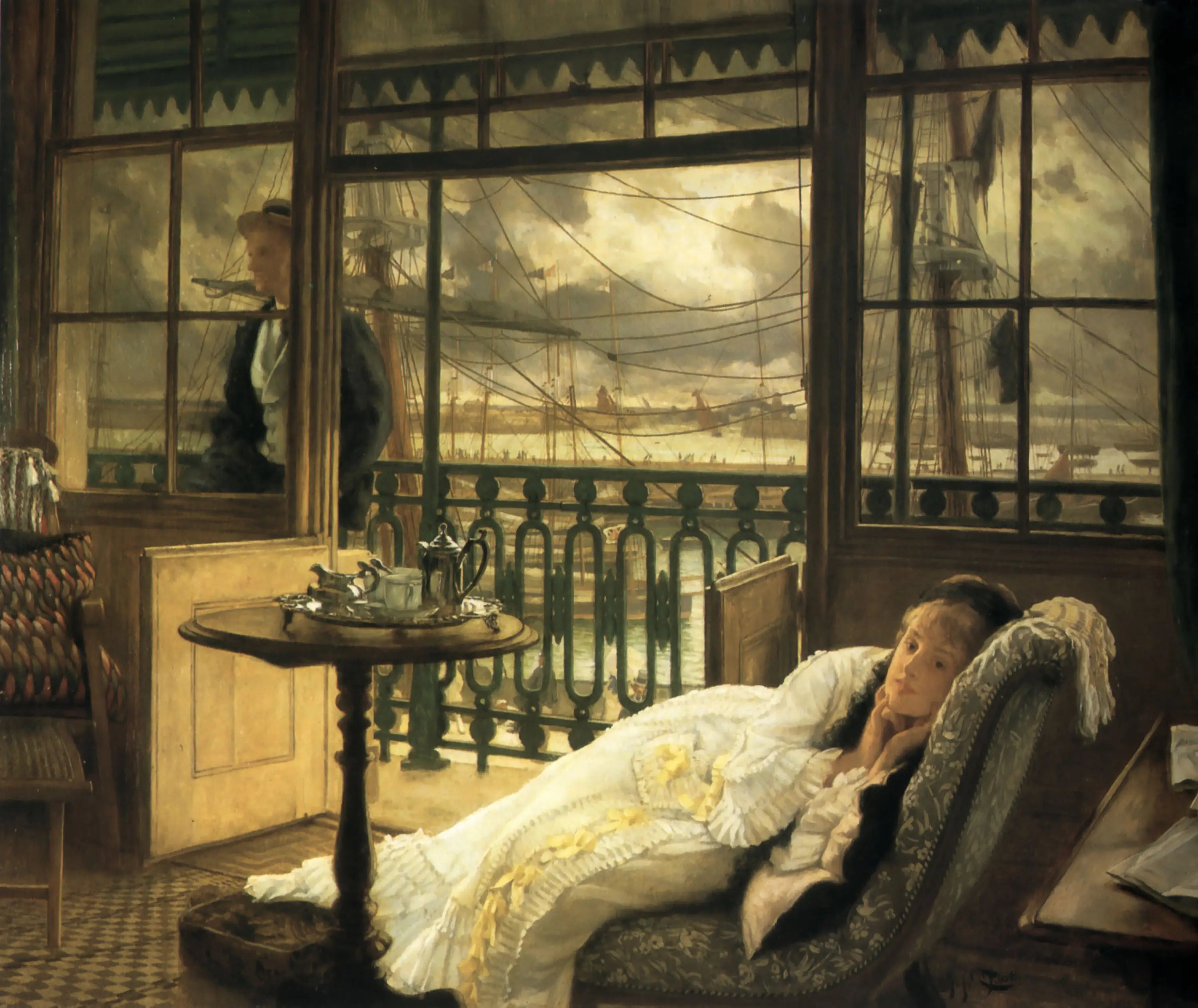 Un passager orange - James Tissot - Alpha Reproduction
