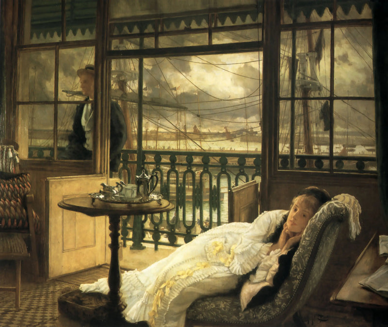 En orange passagerare - James Tissot