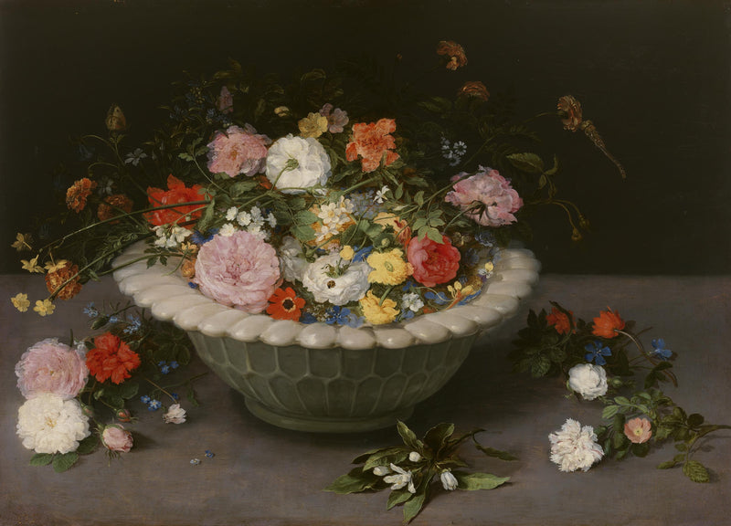 Fleurs dans un bol - Jan Brueghel l'Ancien