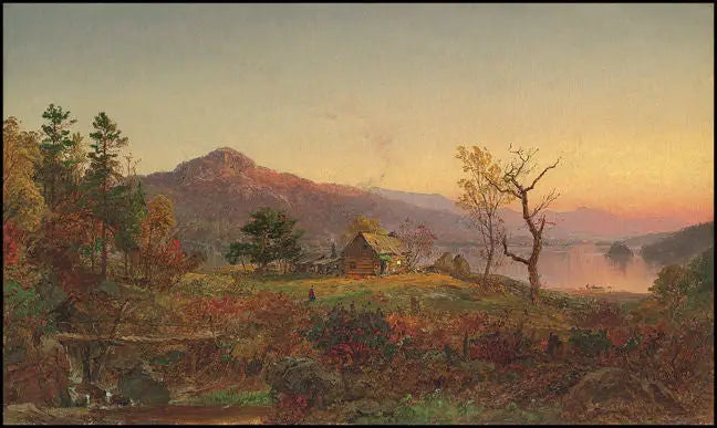 Fiskarhuset, Greenwoodsjön - Jasper Francis Cropsey